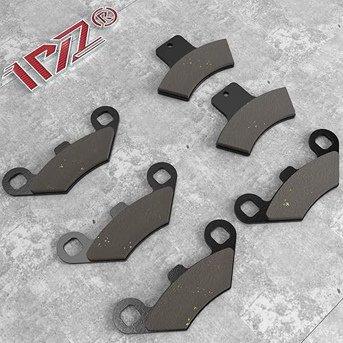 Miniatura 5 de 1PZ ST5-R1B Pastillas de freno delanteras y traseras de repuesto para Polaris Scrambler 500 400 Trail Boss 325 330 Sportsman 500 400 335 Magnum 325