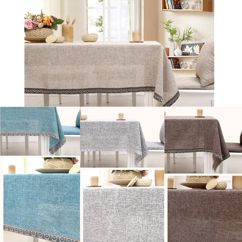 Tovaglia ， Tovaglie Copri Tavolo da Patio ， Tovaglia Resistente all'Acqua ， Tovaglia Vintage Tovaglia Tovaglia in Cotone-ramiè Tovaglia 55 x 71 Pollici