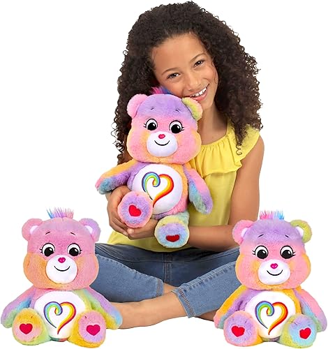 Miniatura 4 de Care Bears Togetherness Bear - Peluche mediano de 13.8 in  Lindo juguete de peluche coleccionable, juguetes de peluche para niños, juguetes suaves