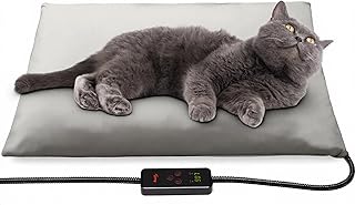 Toozey Small Pet Heating Pad, 6 Adjustable Temperature Do...