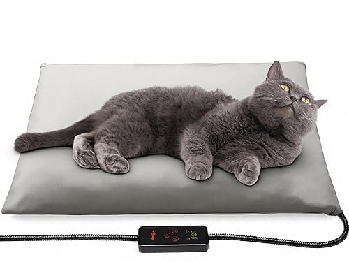Toozey Small Pet Heating Pad, 6 Adjustable Temperature Dog Cat