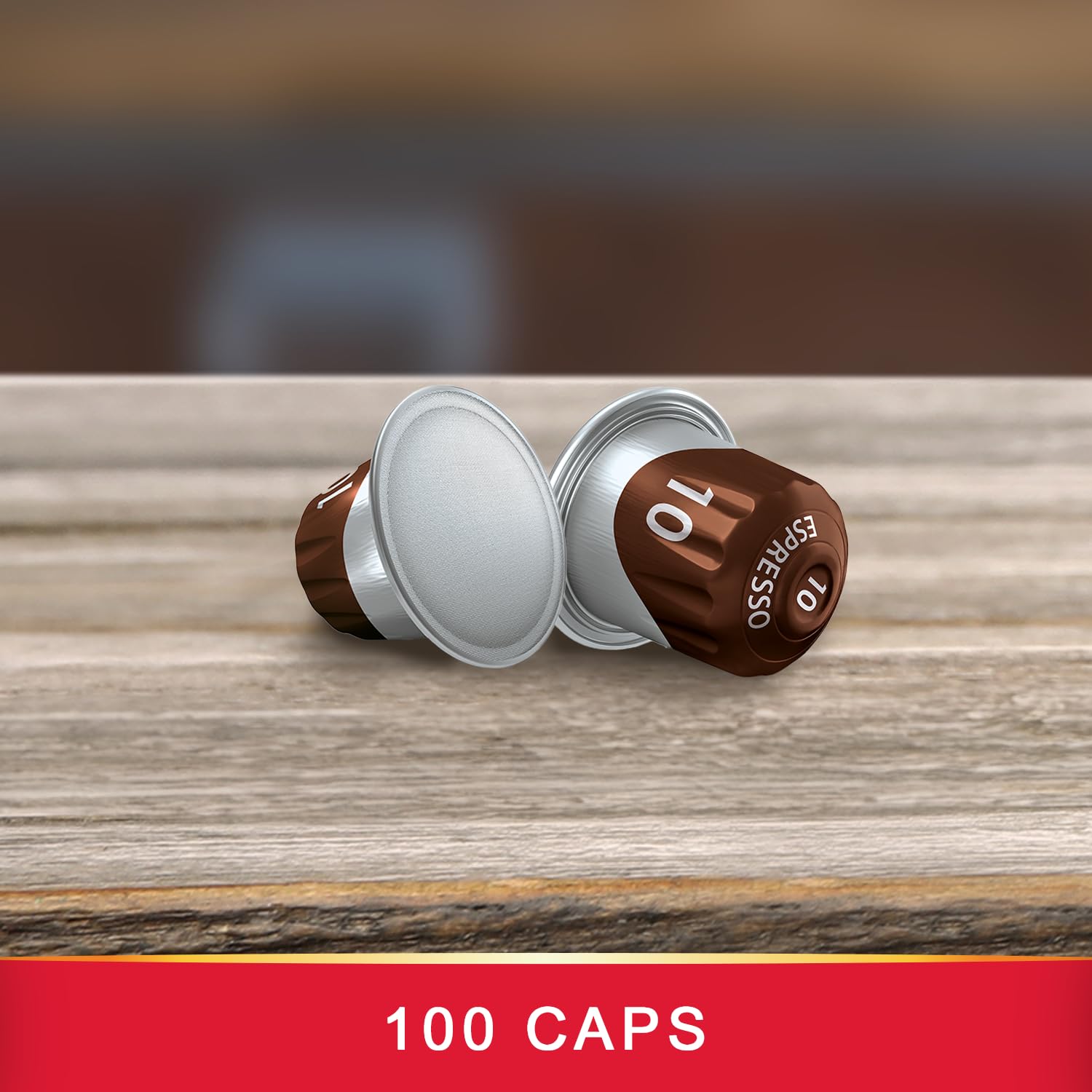 Splendid - Cápsula de café expreso Classico - Compatible con máquinas Nespresso® - 100 cápsulas de aluminio - Intensidad 10