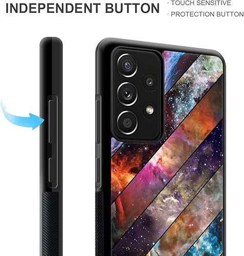Miniatura 4 de CARLOCA Funda compatible con Samsung Galaxy A53 5G, diseño gráfico de identidad abstracta de nebulosa, a prueba de golpes, antiarañazos, para