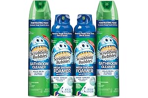 Scrubbing Bubbles Mega Shower Foamer Combo Pack, 90 Ounce Total