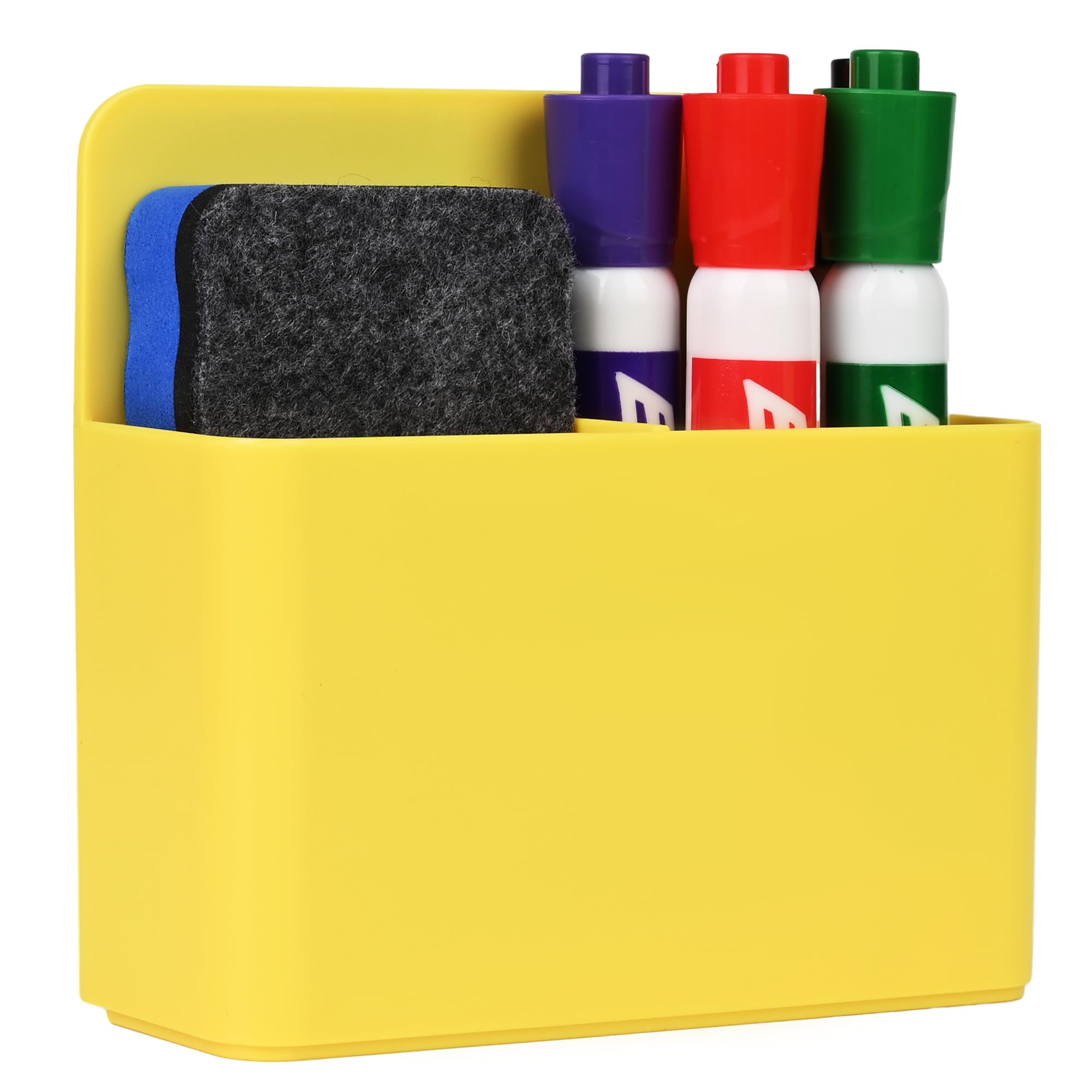 VieFantaisie Magnetic Dry Erase Marker Holder, Magnetic Pen Marker Holder for Whiteboard, Fridge, Locker Accessories, School, Office, Home, Magnet Pen