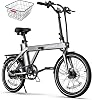 Electric Assist Bicycle 250W Low Noise Motor Maximum Torque 42N.m Maximum Speed 24KMH 20.5KG Lightweight Foldable Maximum Mileage 100KM 36V9.8AH Detachable Battery Belt Drive Hydraulic Disc Brake OLED Display Front Light Rear Winker 201.95 Inch Tire Saddle Height 81~100cm IPX5 Waterproof Model Name: amoru P20