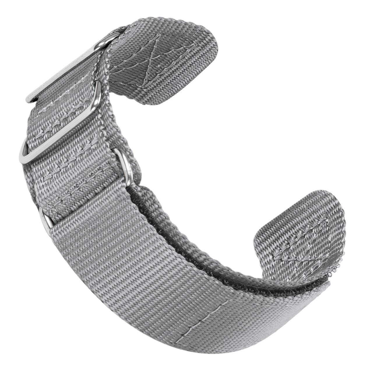 Remplacement du bracelet de la montre intelligente Bracelet de montre à boucle en Nylon 22mm, universel, de remplacement, ceinture de sport tressée, for hommes et femmes