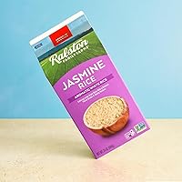Vista 5 de Ralston Family Farms Arroz blanco jazmín, caja de 24 onzas: paquete de 6, cultivado en Estados Unidos, sin OMG, naturalmente libre de gluten