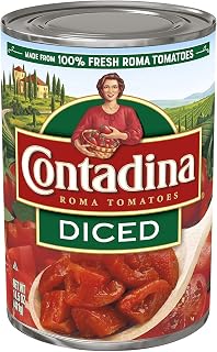 Roma Style Diced Tomatoes 14.5 oz (Pack of 12)