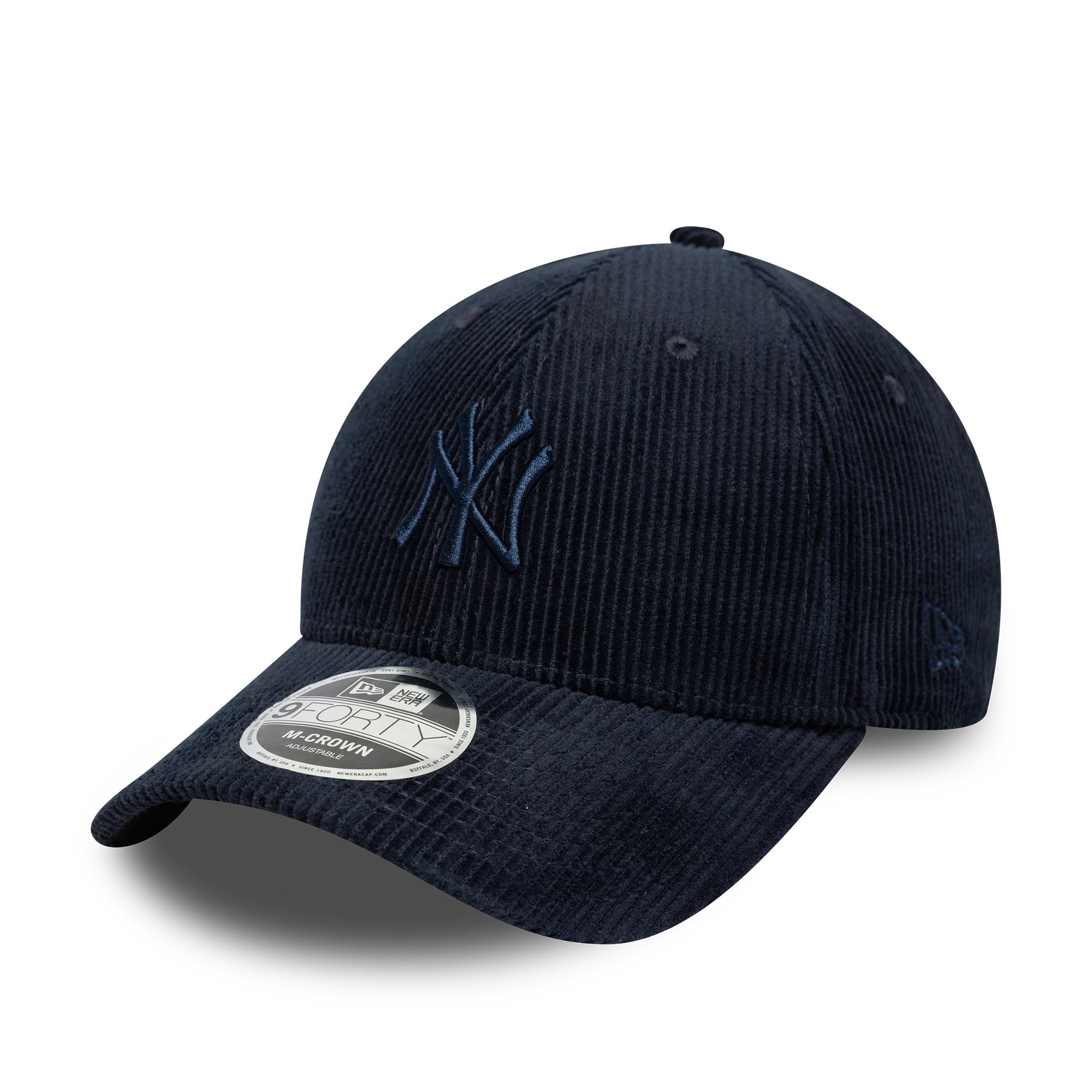 MLB Uni Corduroy Yankees CapEra Women/Men - Curved Brim Cap Baseball Metal Buckle, with Peak All-Season Spring Summer Autumn Winter
