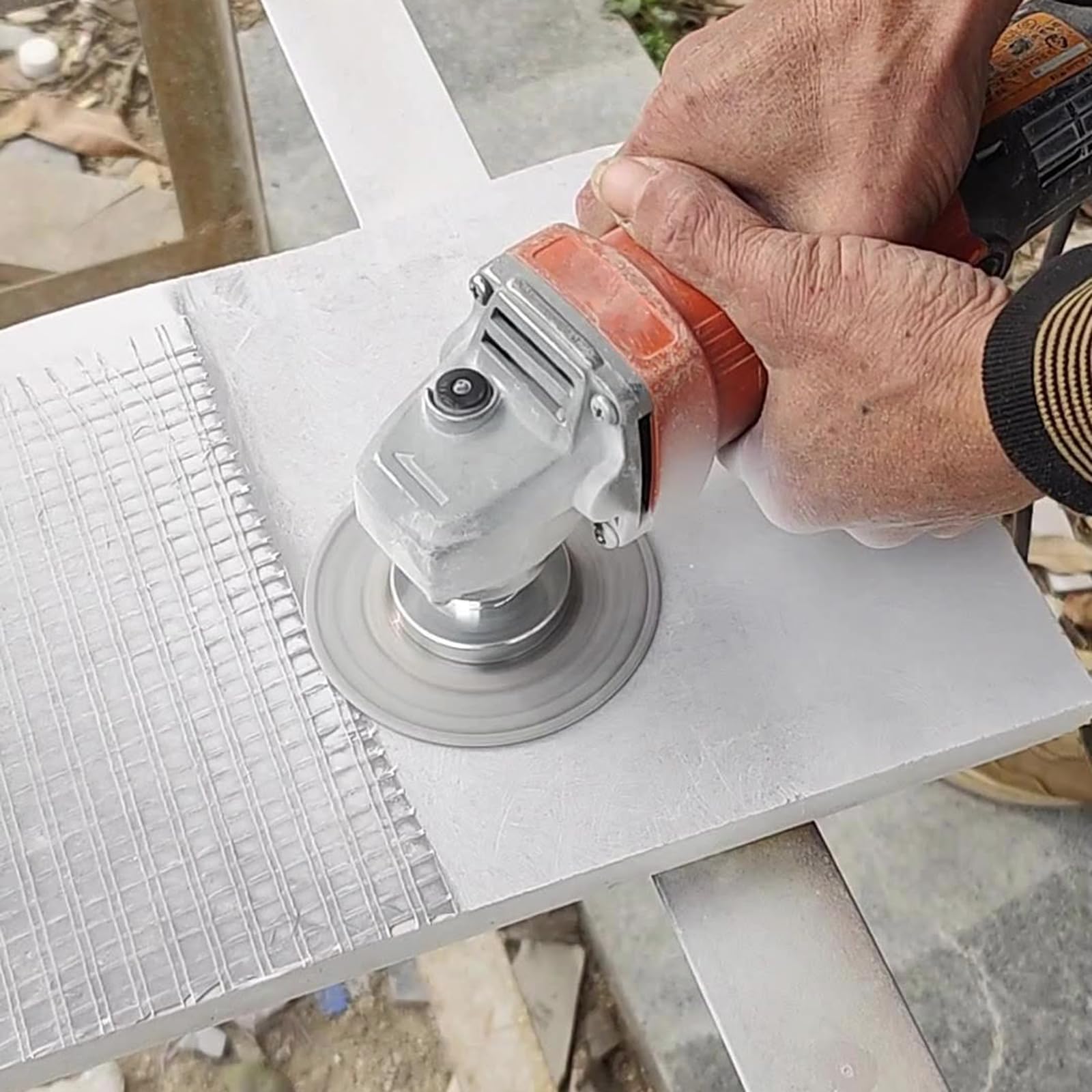 Dischi per smerigliatrice in metallo per cortar da 6,3 pollici 5 pezzi per rettifica marmo quarzo pietra artificiale e altre pietre varie leghe metalliche muro di cemento ristrutturazione pavimento