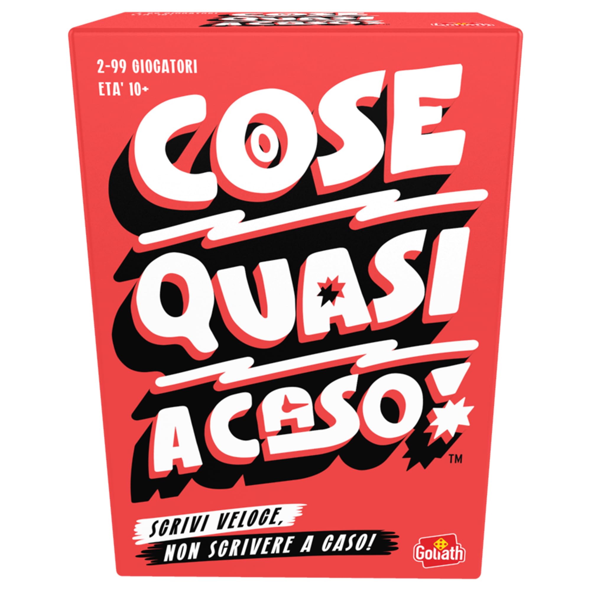 Goliath - COSE QUASI A CASO - Gioco da Tavolo per Famiglie e Bambini 10+ - Gioco di Parole Veloce e Divertente - Party Game in Italiano - Gioco Educativo di Lessico - 2-​6 Giocatori - 15 Min