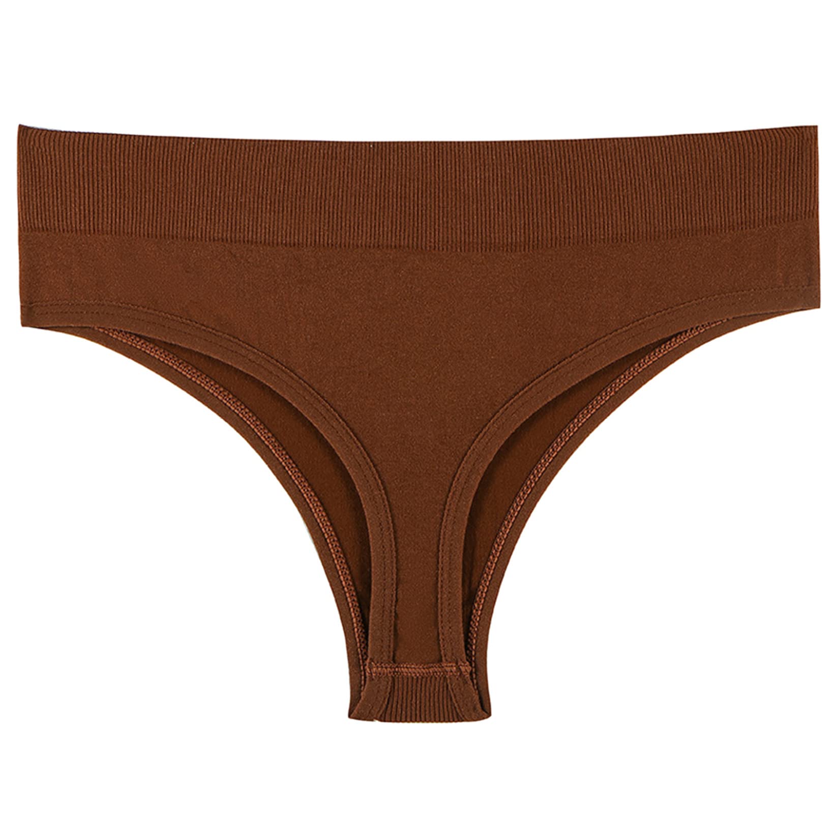 TTAO Seamless Thong Panties for Women Running Jogging Sports Briefs Breathable Underwear G-String Underpants