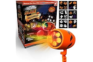 Star Shower Slide Show Halloween LED Projector - AS-SEEN-ON-TV