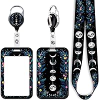 Vista 22 de Soporte para tarjetas de identificación de conciencia sobre el autismo y clip de carrete retráctil, lindo cordón para llaves de rompecabezas