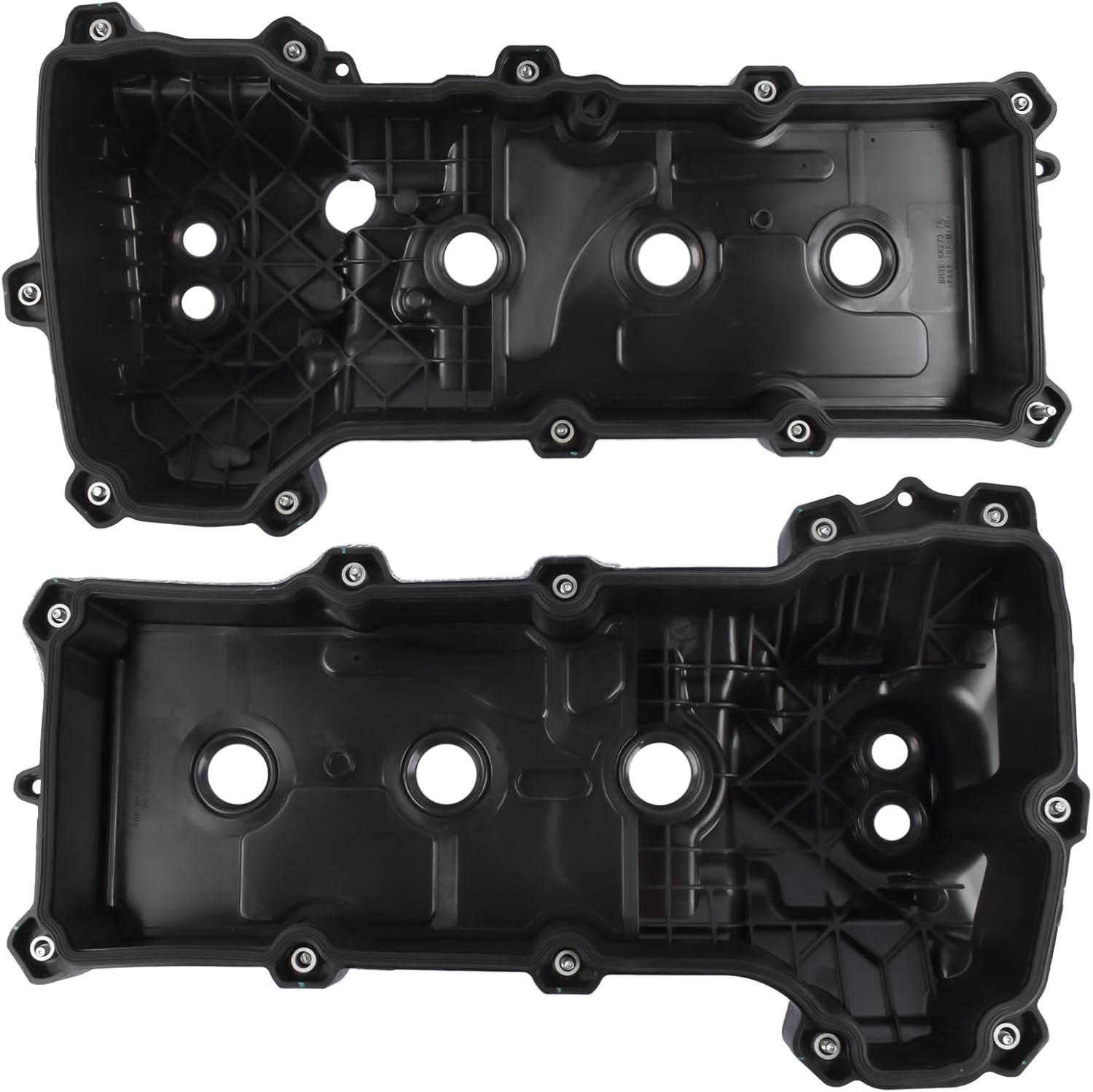 Left + Right Valve Covers W/Gaskets Replacement for Ford Edge F-150 Flex Mustang Taurus Transit Lincoln Continental MKS MKT MKZ 2012-2019#BR3Z-6582-H BR3Z-6582-M Mixizap