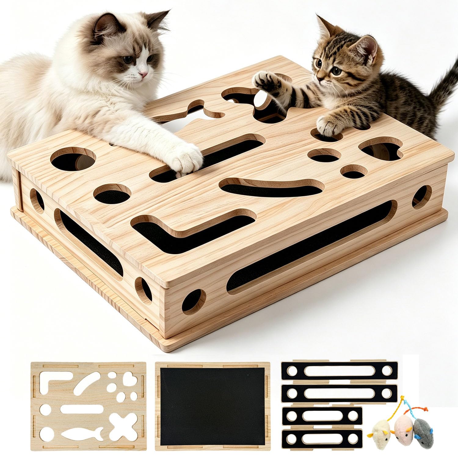 Amazon.com : 2026 New Cat Scratch Puzzle Enrichment Box, Large