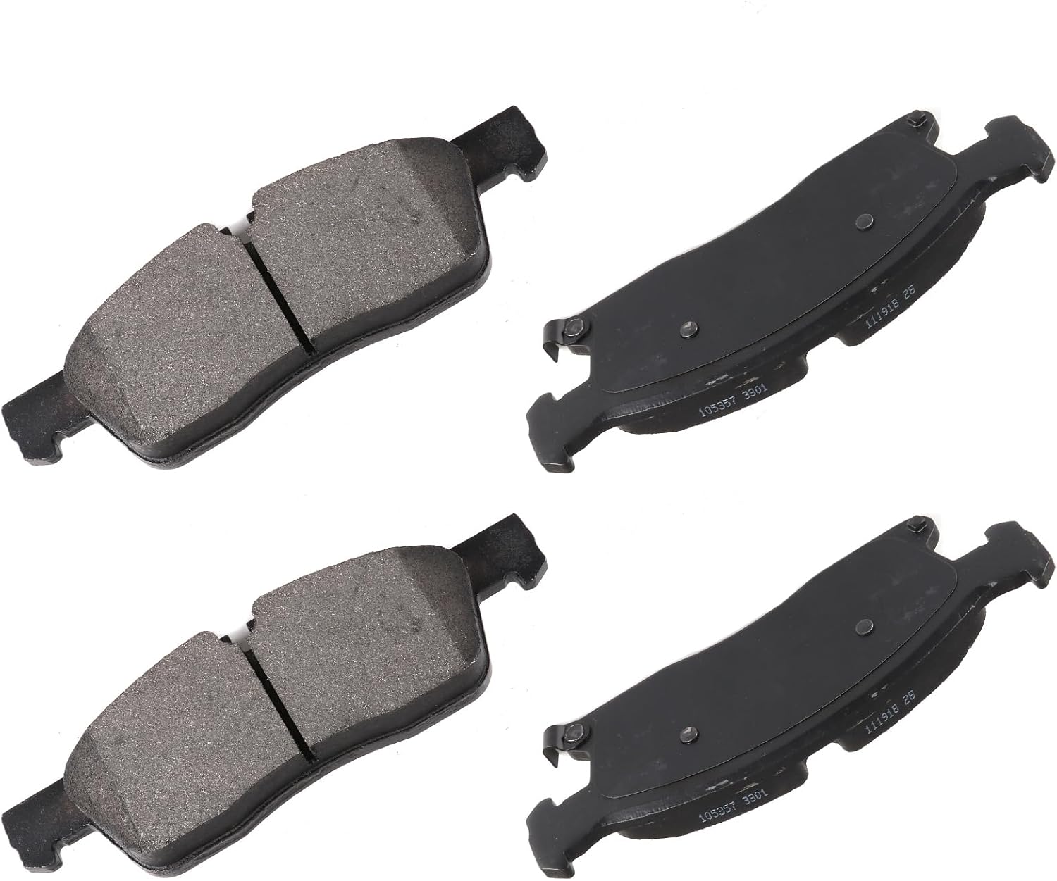 cciyu D1455 Front Ceramic Brake Pads Kits 4pcs fit For Dodge For Durango,For Jeep Grand For Cherokee,For Mercedes-Benz GL350,GL450,GLE300d,GLE350,GLE350d,GLE400,GLS450,GLS550,ML250,ML350,ML400