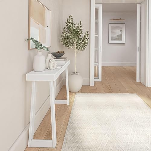 Miniatura 7 de Plank+Beam Solid Wood Console Table, 46 Inch, Sofa Table, Narrow Entryway Table for Hallway, Behind The Couch, Living Room, Foyer, Easy Assembly,