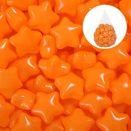 Miniatura 8 de STARBOLO Pelotas de estrella para niños pequeños, 100 unidades, bolas de plástico sin ftalatos, sin BPA, no tóxicas, a prueba de aplastamiento, para