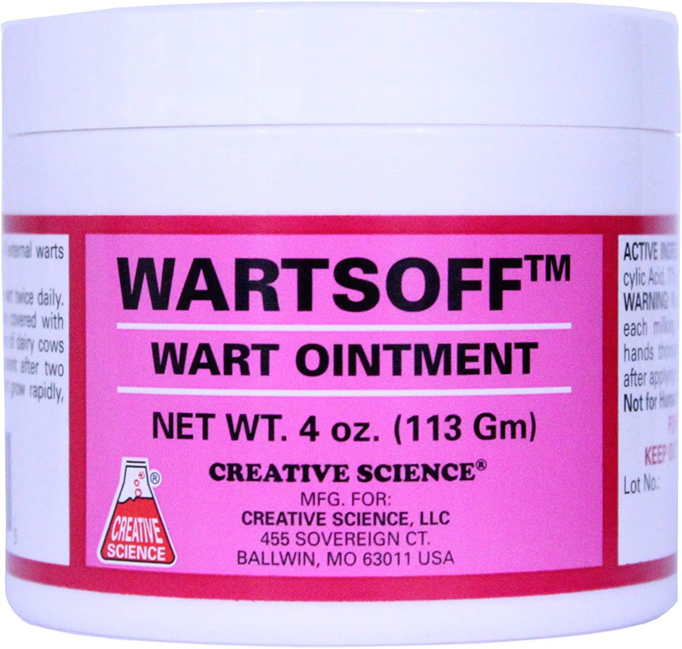 Creative Science Warts Off 4oz