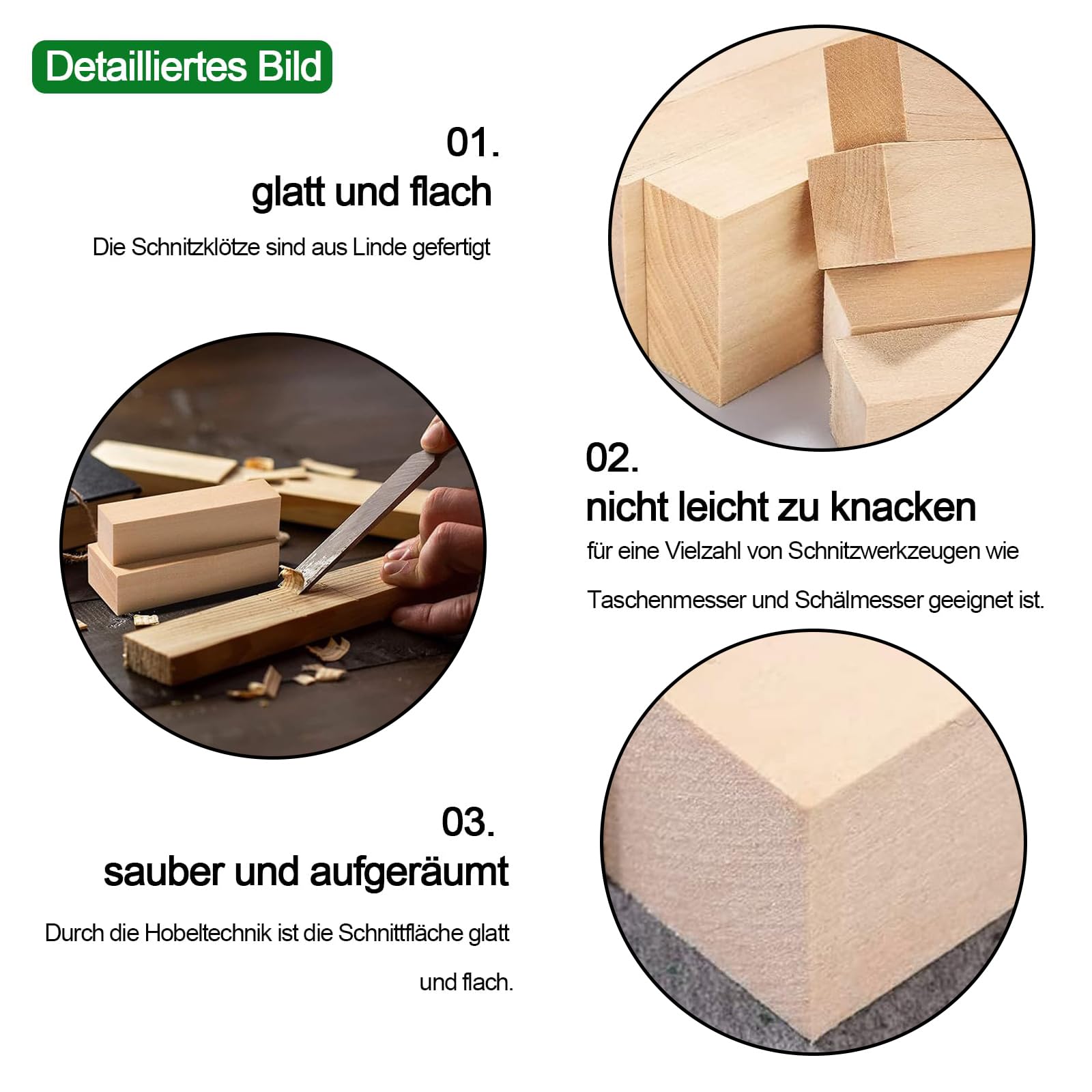 Madera para Tallar, 12 piezas Juego de Bloques de maderas, 5x5x10cm Juego de Tallas de Corcho, Bloques de madera para Manualidades, para Manualidades DIY