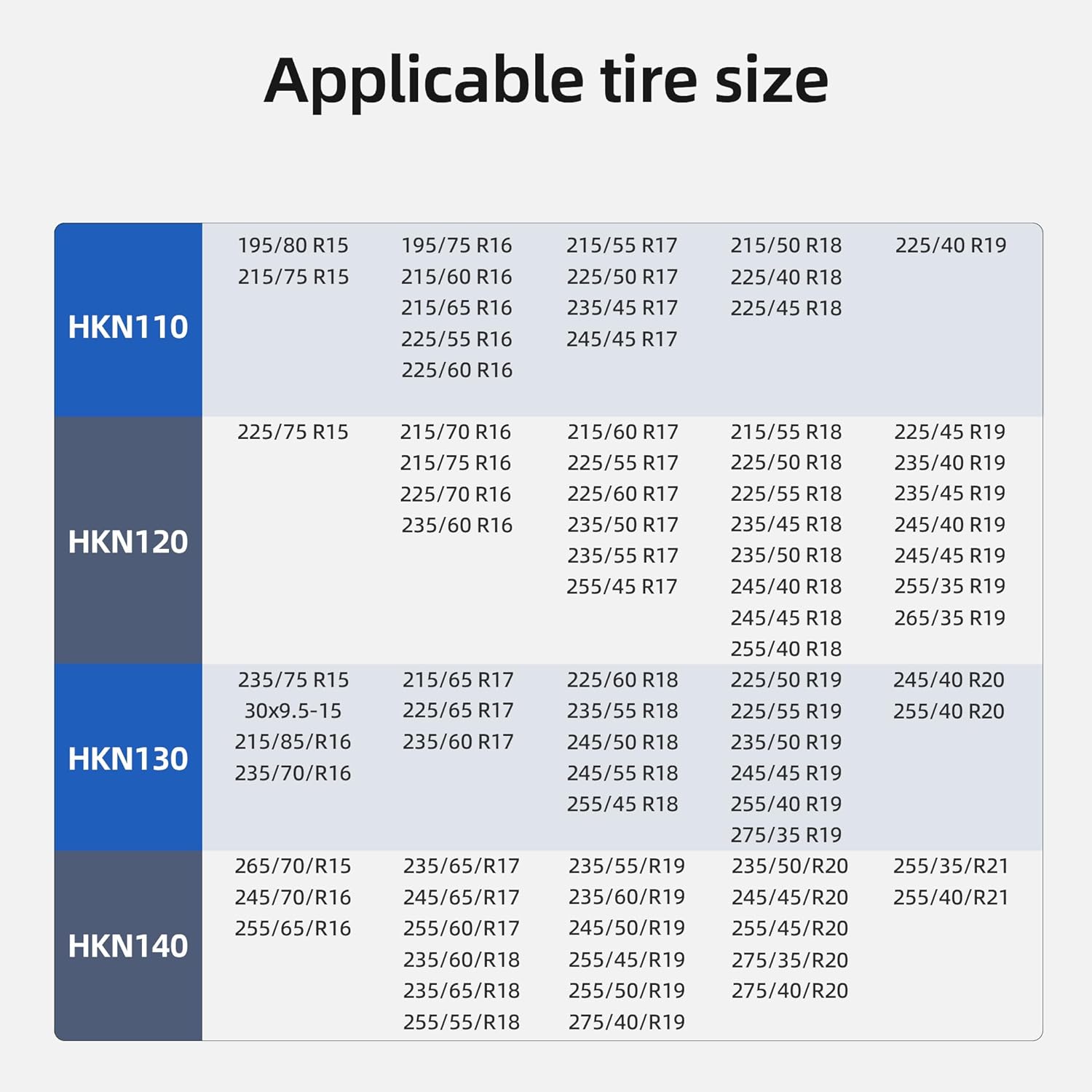 Snow Chains for Car Tires, 35s Quick Fit & Auto-Tightening, Universal Emergency Anti-Slip Tire Traction Chains for Cars, SUVs & Trucks, Reusable Portable Set of 2 (HKN-130)