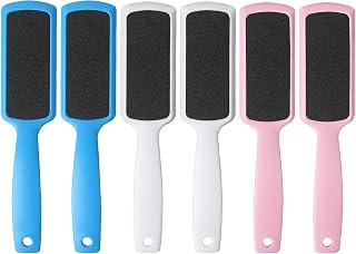 FuStore 6-Pack Double-Sided Pedicure Foot File Callus Remover - Professional Feet Rasp for Dead Skin & Cracked Heels