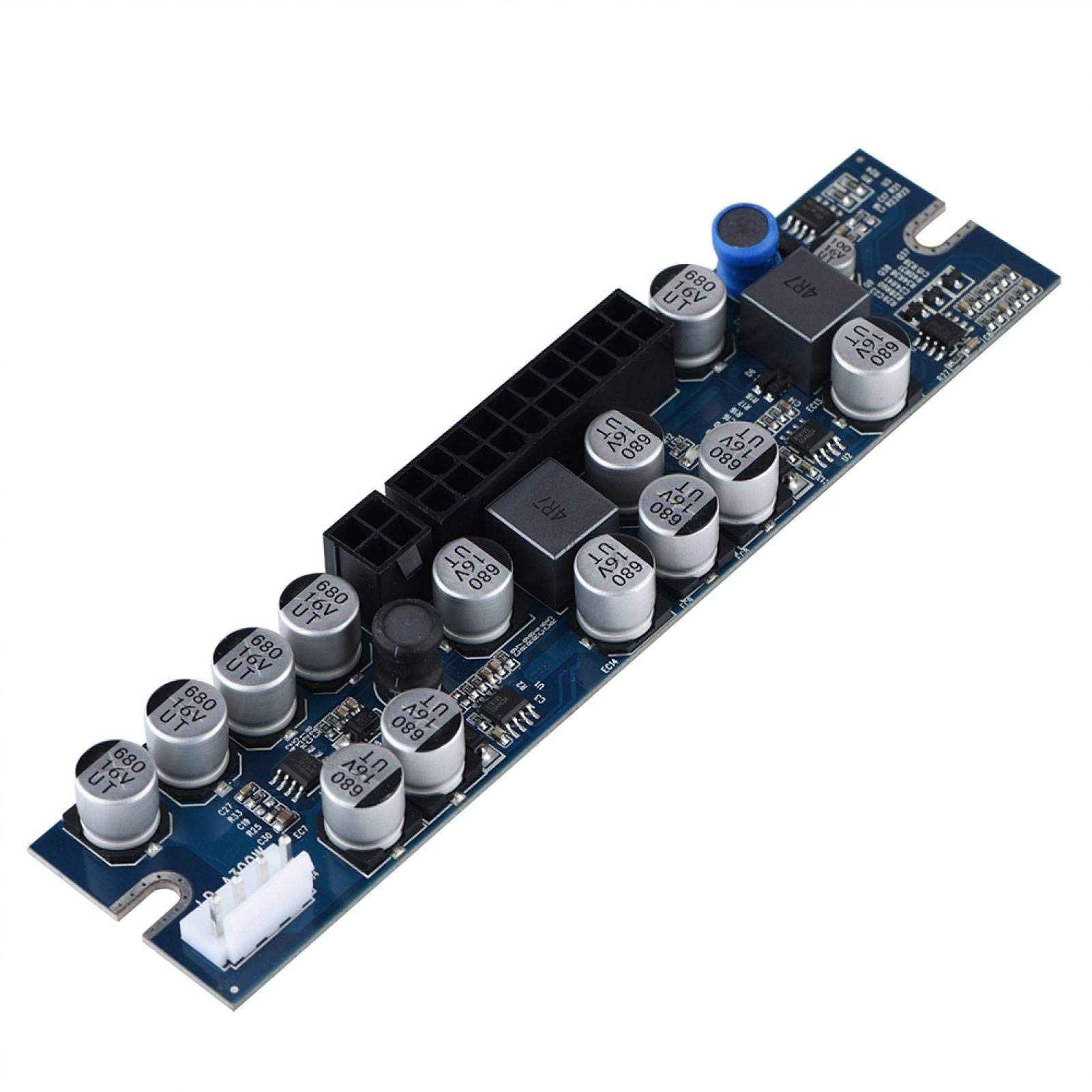 Modulo di Alimentazione da 300 W, modulo di Alimentazione per PSU per PC, Ingresso per PC PSU DC 12V Modulo di Alimentazione per Computer da 300 W con Cavo di Collegamento a 24 Pin/AUX/SATA