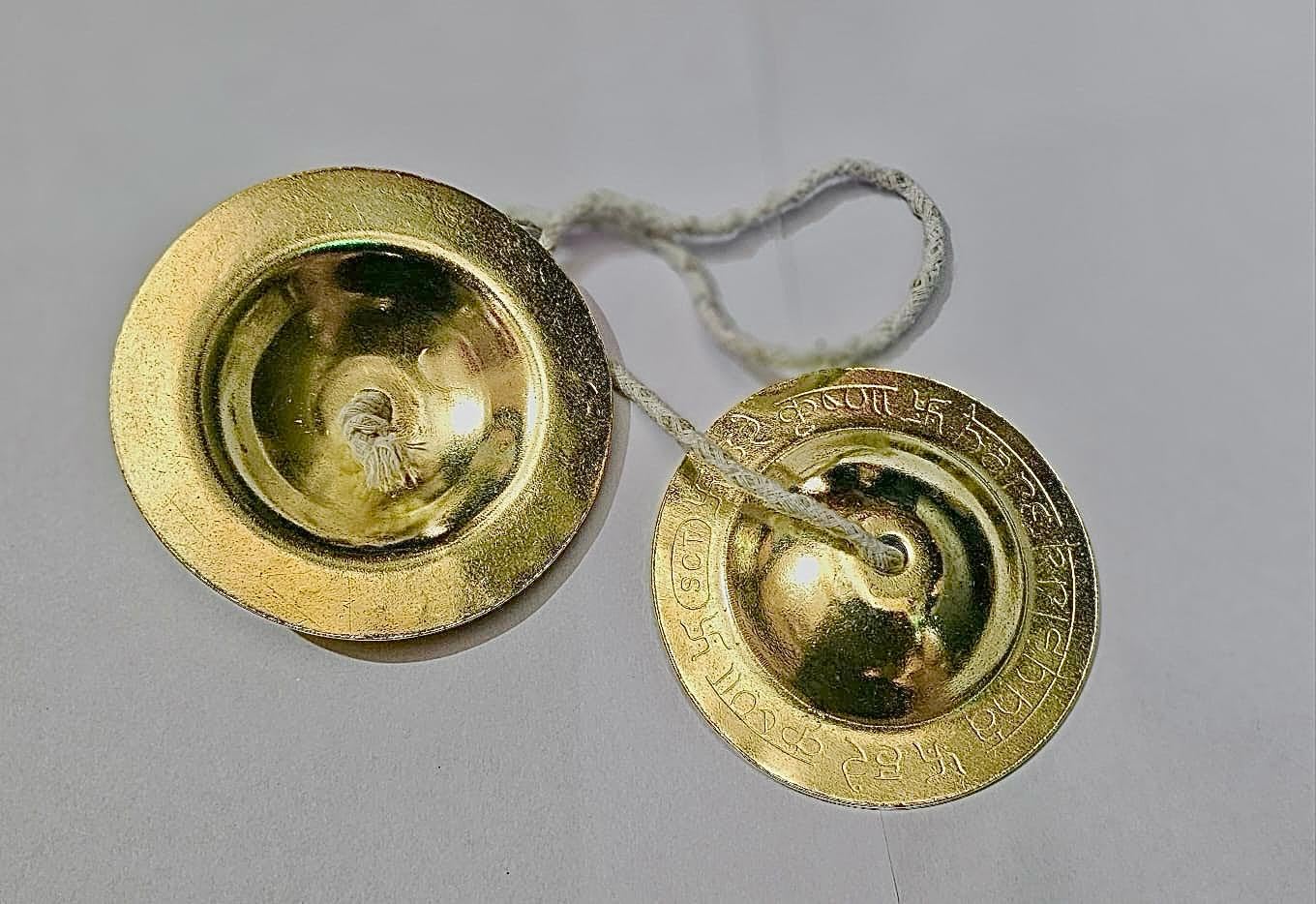 Sai Musicals khartal Traditional Instrument Indian Music (4 Inches) Metal manjeera,Indian hand cymbaltala, jalra, khartal, kartal tala for bhajan-picture-32