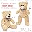 MorisMos Bow Tie Teddy Bear Stuffed Animal, 20 Inch Classic Stuffed Bears Plush, Cuddly Hugging Bear Gift for Toddler, Kids, Baby Shower & Birthday, Brown