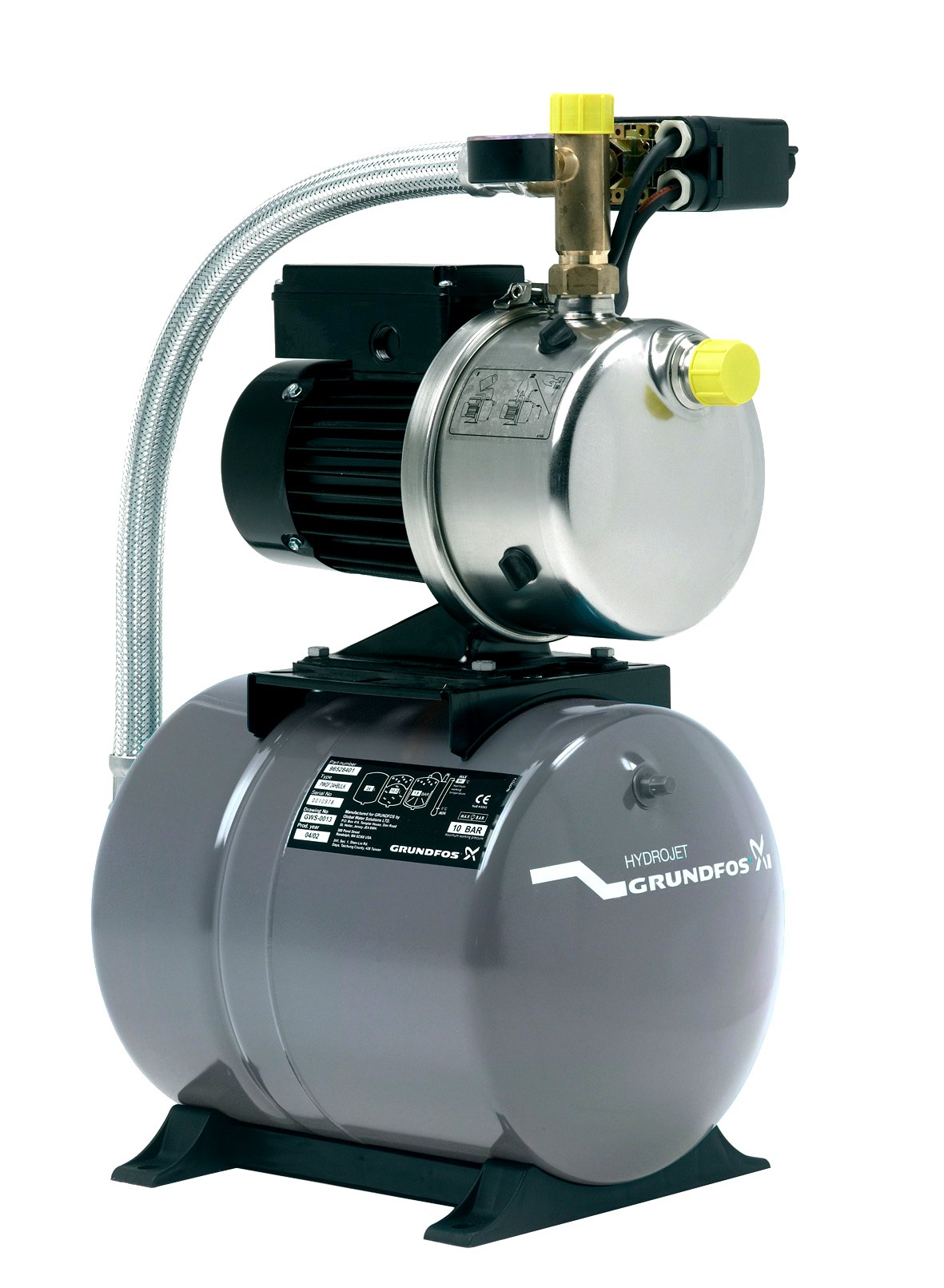 Grundfos JP 5 60 Hydrojet JP 5 avec membrane 60 L Pression Bouilloire