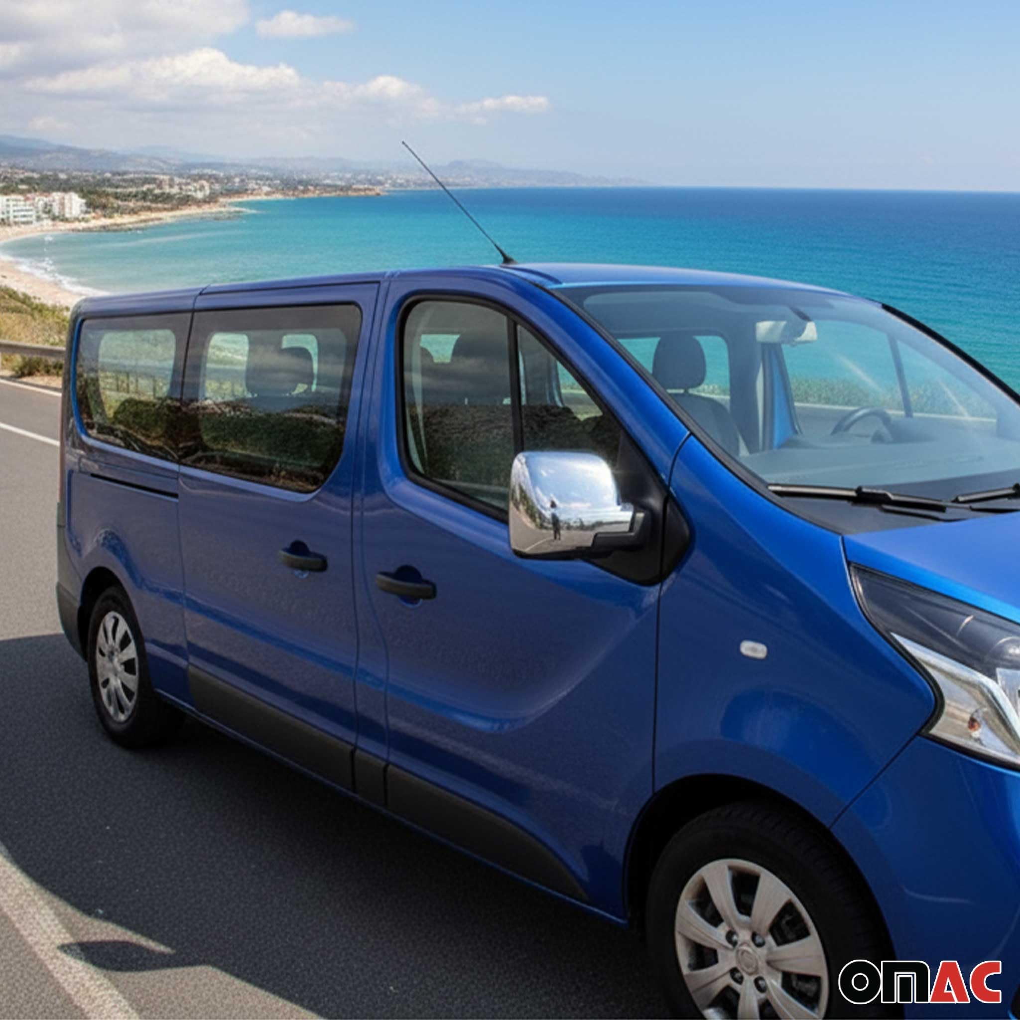 Coque De Rétroviseur Droit Avant Pour Nissan NV300 (depuis 10/2016) - Noir - Marque Max