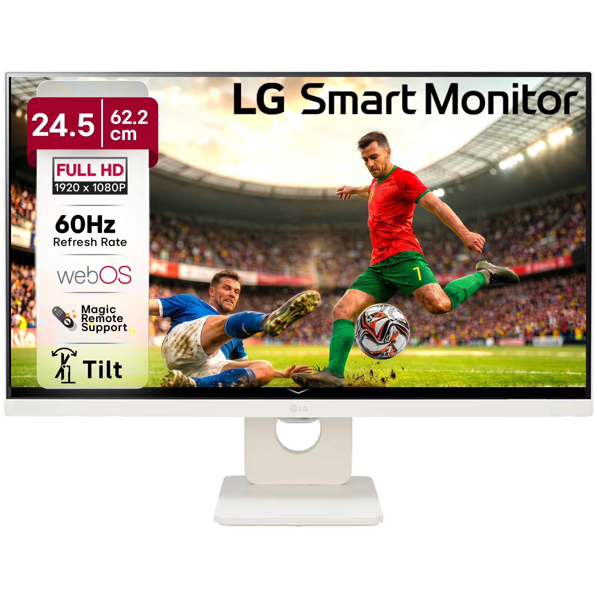LGスマートモニター　25SR50F-W LG 25SR50F 62 cm (25 Inch) Full HD (1920x1080) IPS Smart Monitor