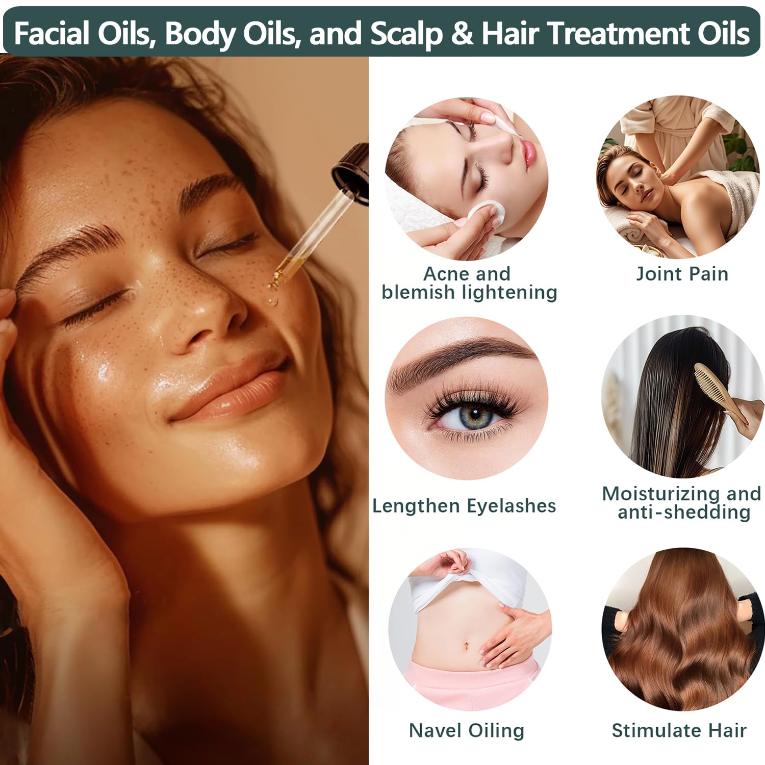 Aceite de ricino orgánico 100 % puro y natural para el crecimiento del cabello, aceite de ricino para piel, pestañas, uñas, cara, pestañas, cejas, prensado en frío, sin refinar, certificado