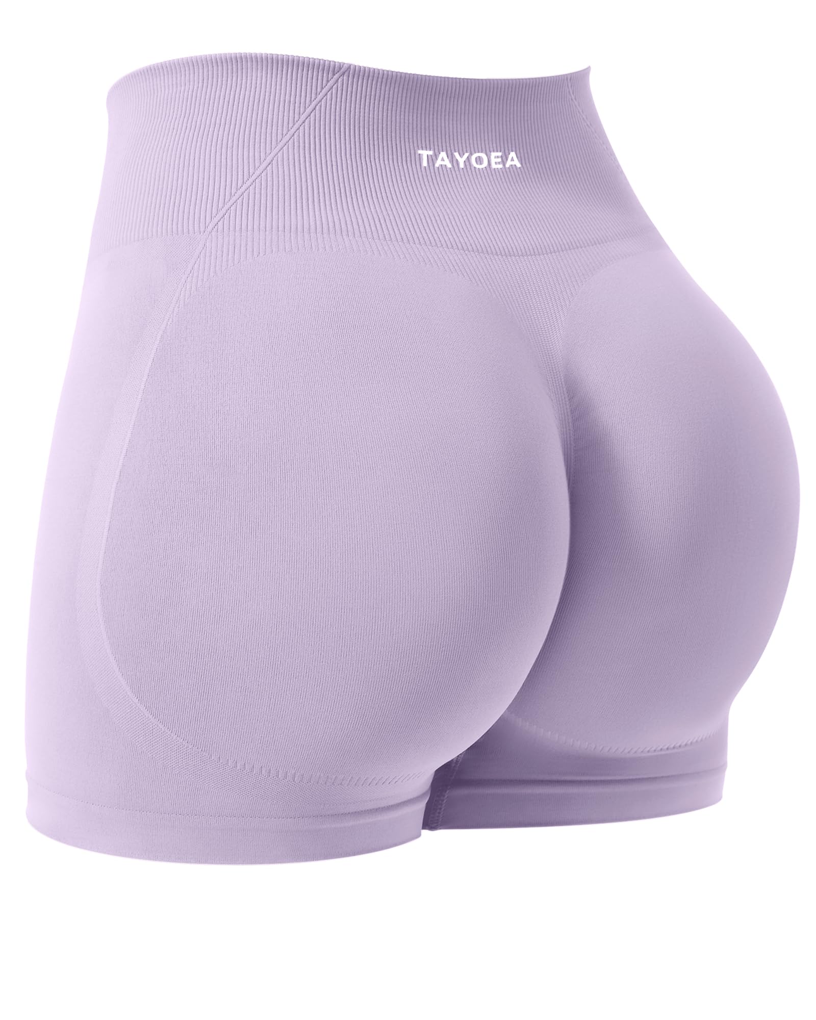 TAYOEA Sport Shorts Damen Scrunch Butt Lifting Gym Kurze Sporthose Push Up Booty Workout Kurze Leggings Seamless Radlerhose Damen für Yoga Fitness