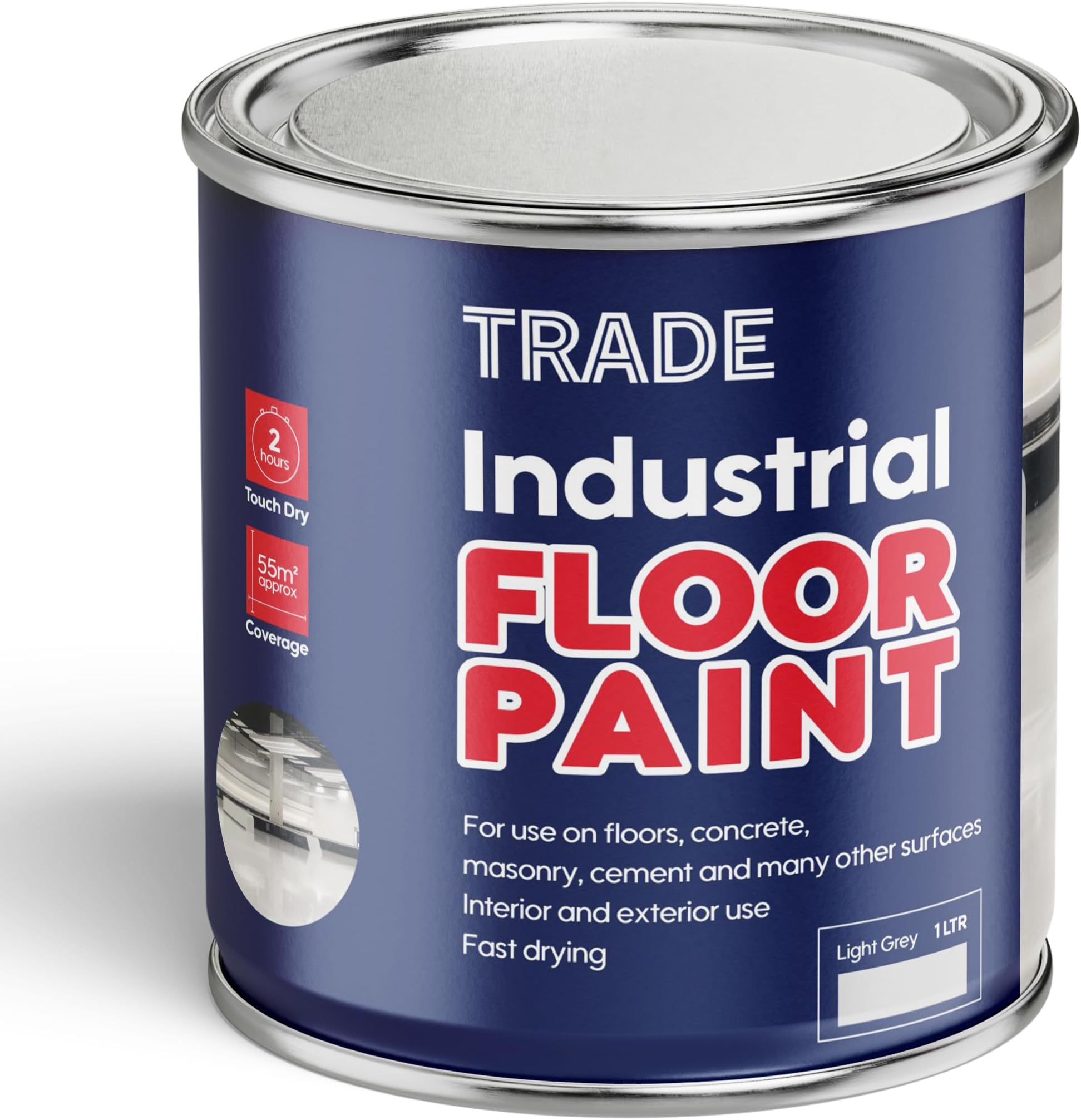 Johnstone's Garage Floor Paint Dark Grey 750ml Amazon.co.uk DIY