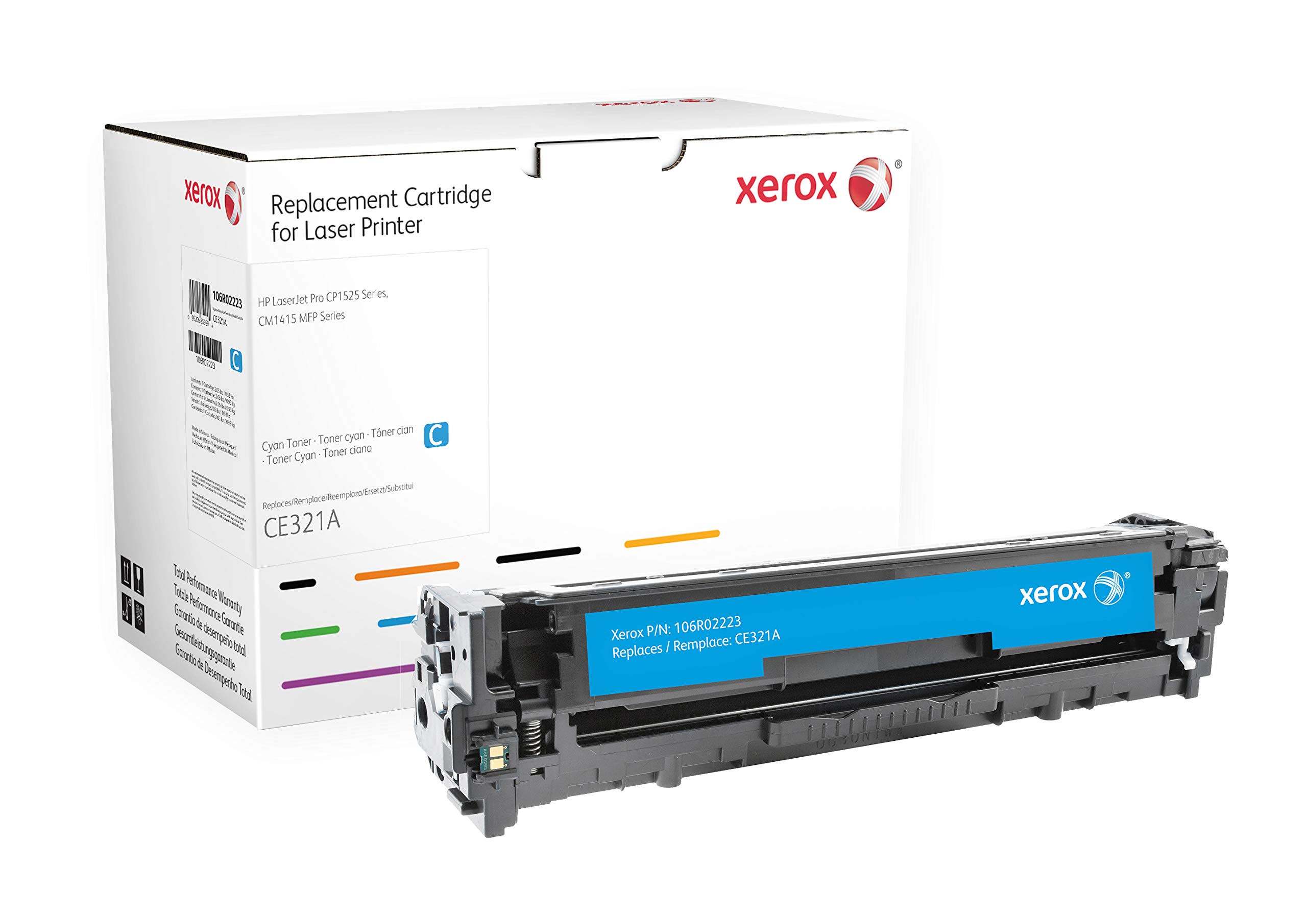 Xerox Remanufactured Magenta Toner Cartridge, Alternative for HP CE323A 128A, 1300 Yield (106R02222)