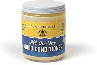 Bumblechutes All-In-One Natural Wood Conditioner - Non Toxic Wood Cutting Board Oil - Kitchen Safe Food Grade Oil for Wooden Utensils - Spoon Butter for Cutting Board Care – Made in USA – 4 oz