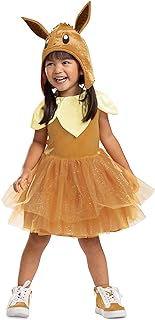 Eevee Costume Tutu, Official Pokemon Toddler Costume Dress and Headpiece - Buy now