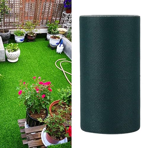 Miniatura 4 de Cinta de césped artificial de 5.9 x 196.9 in, cinta de césped artificial y cinta inofensiva para jardín, patio, cinta de césped sintético,
