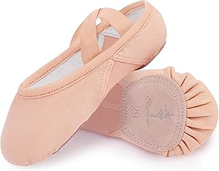 Bezioner Zapatillas Ballet Niña Altamente Elásticos Zapatillas de Danza Suela Partida Zapatos Baile Mujer Calzado de Danza