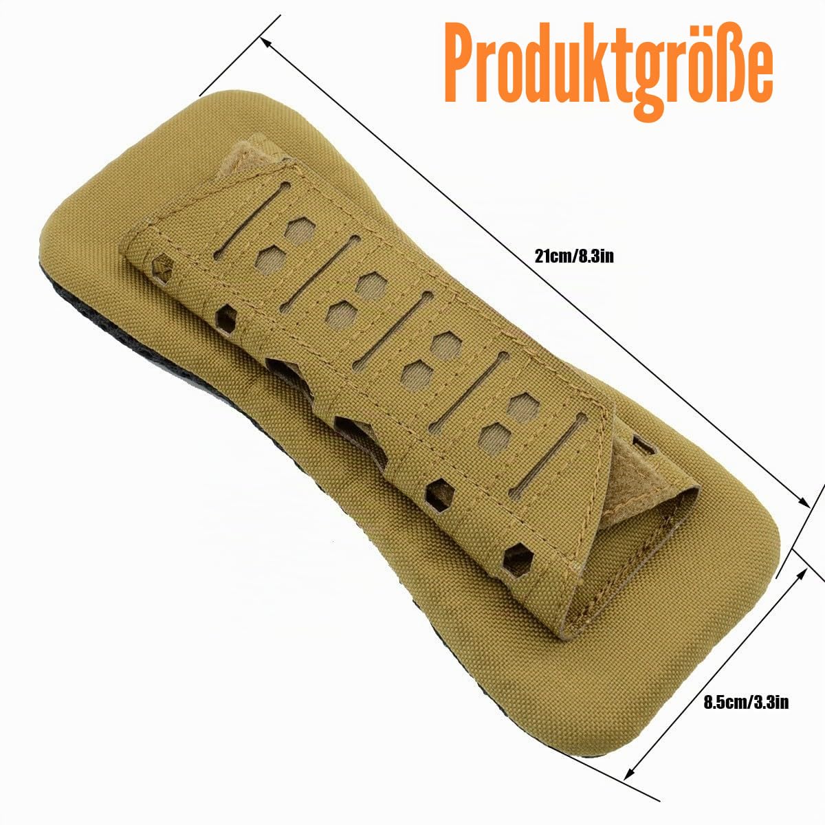 ACEXIER Taktische Weste Schultergurt Pad Rucksack Atmungsaktive Mesh Kissen Pad Laser Schneiden Für Jagd Weste Outdoor Rucksäcke, Schwarz