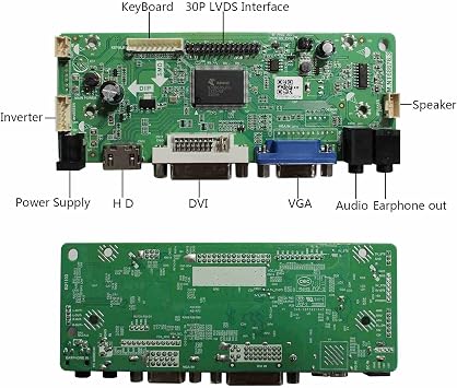 LVDs Controller Board 40 Pin for 15.6 1366x768 LTN156AT02 LTN156AT05 U09 LTN156AT09 LTN156AT20 LTN156AT23 W01 LTN156AT24 T01 LTN156AT30 LCD Screen