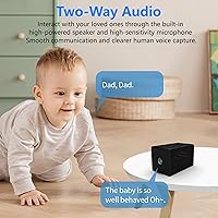 Vista 5 de 4K Wireless Wifi Camera,1800mAh Battery,Upgrade 4K Hidden Camera,Wireless WiFi Nanny Cam Home Security Cameras Tiny Office Secret Spy Cams with 100