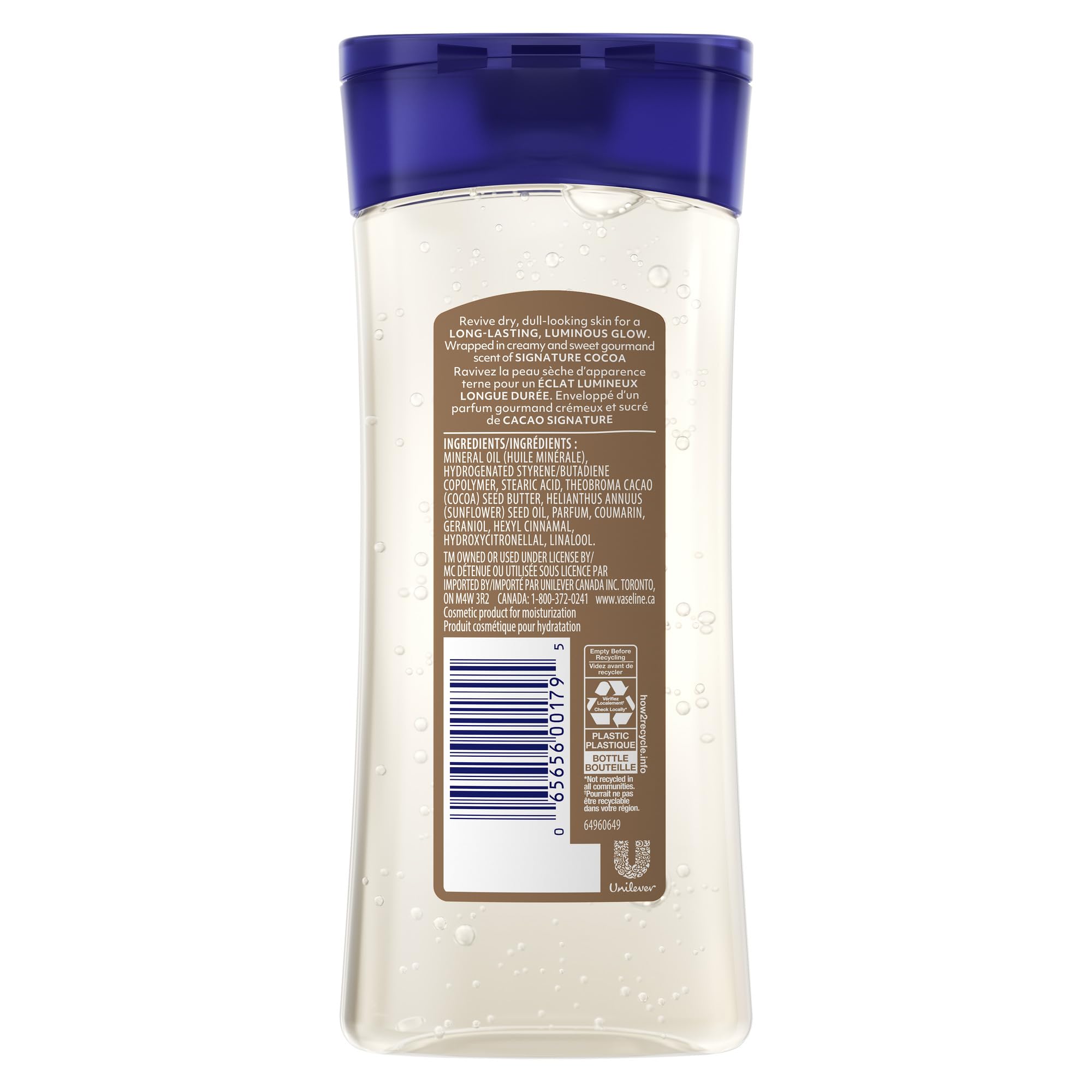 Vaseline Intensive Care Cocoa Radiant Body Gel Oil for Glowing Skin Made with 100% Pure Cocoa Butter + Replenishing Oils, 200 ML - 4