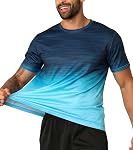 Men's Athletic T-Shirts Breathable Quick Dry Crewneck Short Sleeve T-Shirt Gym Workout Tees Activewear Homme M-2XL