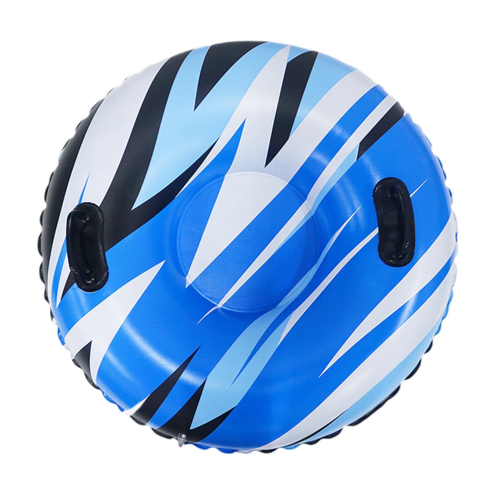 Tubo de Nieve Inflable Trineo de Nieve Inflable Diámetro 32.7" Resistente para Niños Trineo de Nieve Resistente con Asas para Juegos Y Actividade
