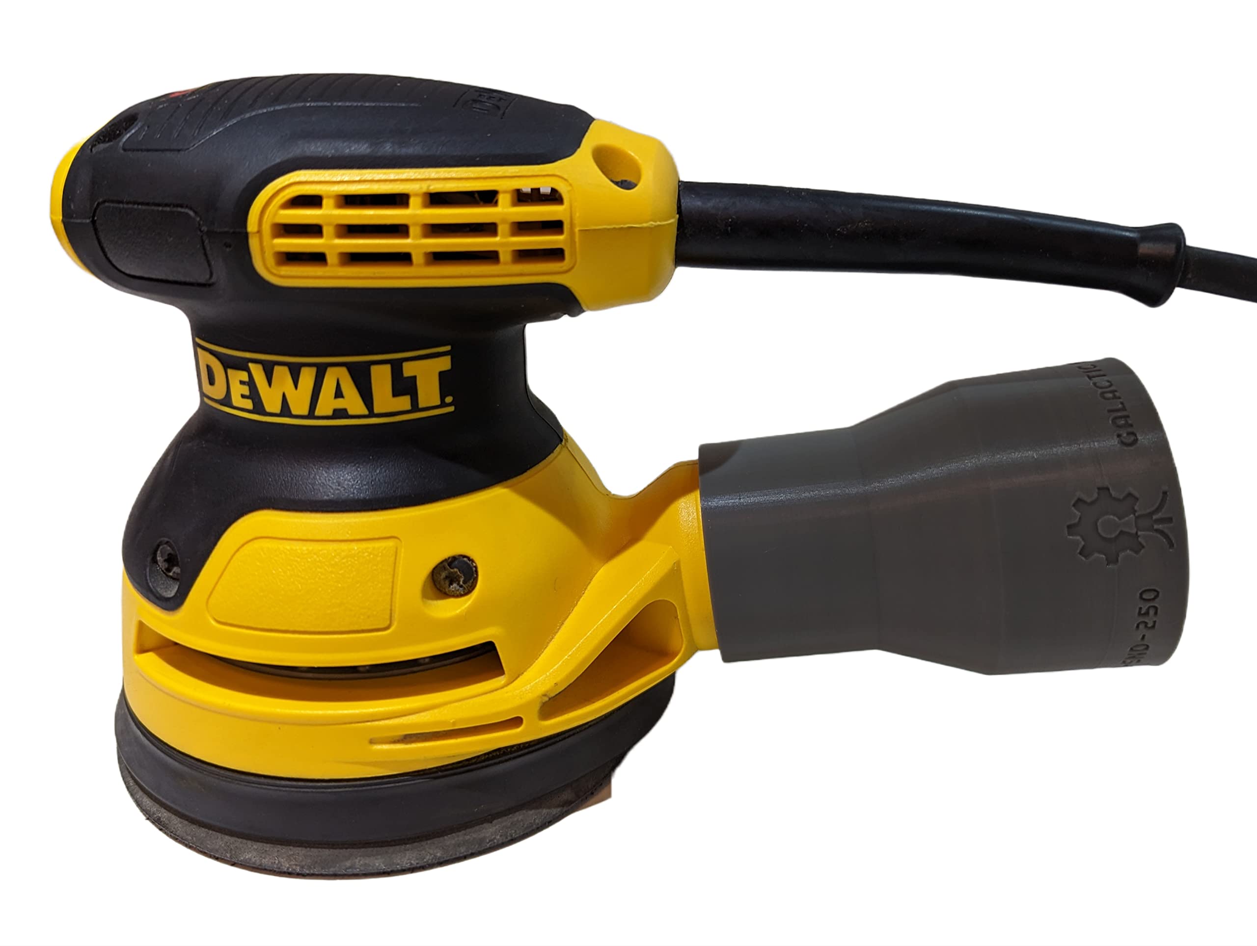 Adaptateur d'aspirateur 6,3 cm pour ponceuse Dewalt et Craftsman gris