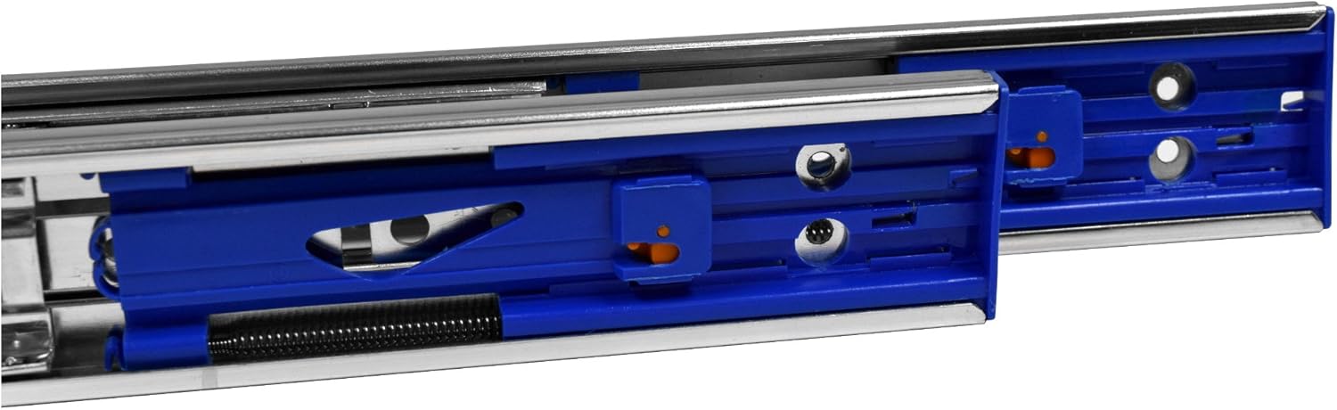 Hottest Sales Silverline FSBS46-20 inch Soft Close Drawer Slide 100 lb Ball Bearing Full Extension Cabinet Hardware 10 Pairs 🛒 Crazy Deals Silverline FSBS46-20 inch Soft Close Drawer Slide 100 lb Ball Bearing Full Extension Cabinet Hardware 10 Pairs